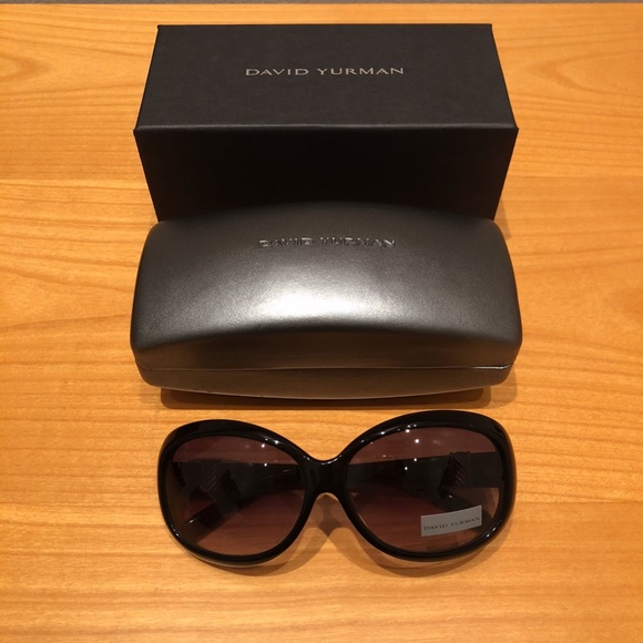 David Yurman Accessories - New David Yurman Black Silver Cable Sunglasses